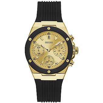 Guess watches ladies athena watch for Women Analog Quartz with Silicone Bracelet GW0030L2