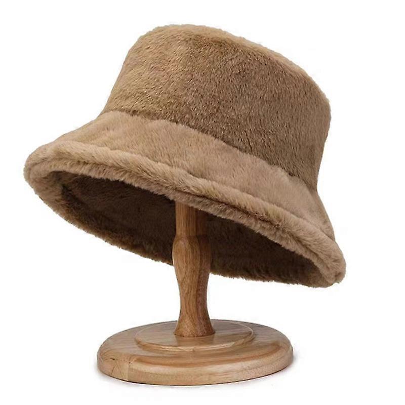 Stylish Warm Fluffy Bucket Hat