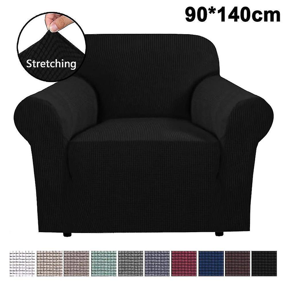Stretch Sofa Slipcover Furniture Protector With Elastic Bottom