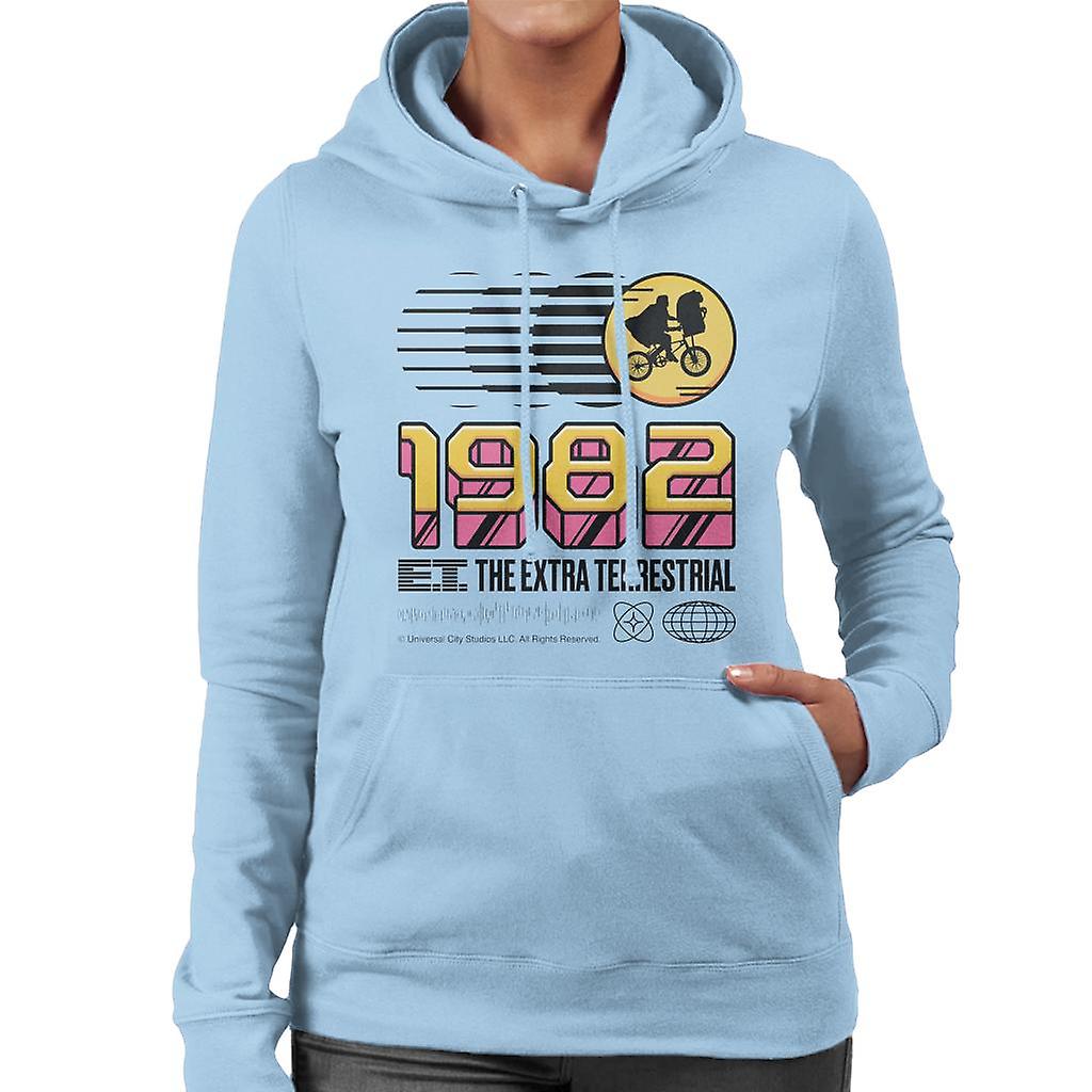 E.T. 1982 The Extra Terrestrial Women's Hooded Sweatshirt