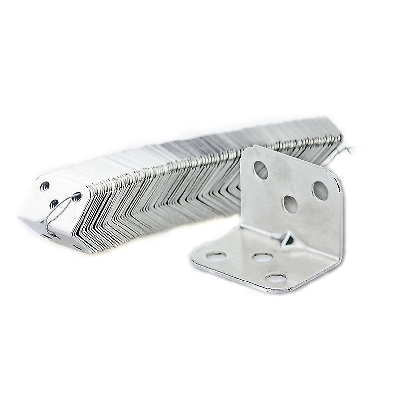 Set of 30 Stainless Steel L Shaped Corner Brackets