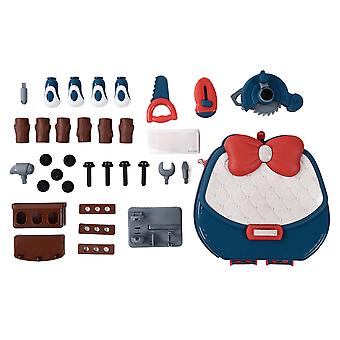 Meninas Caixa de armazenamento Brinquedo Role Playing Simulação Menina Mão Ferramenta Caixa de armazenamento Brinquedo Presente de aniversário das crianças