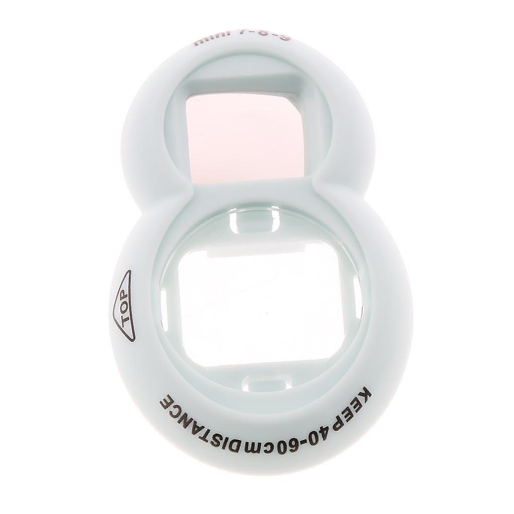 Miroir d’autoportrait à objectif gros plan pour Fuji Instax Mini 7S 8 9 Bleu clair