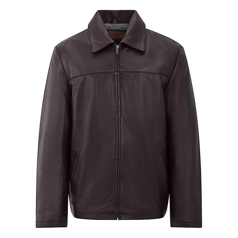 Henry Men’s Zipper Style Leather Jacket – 6536