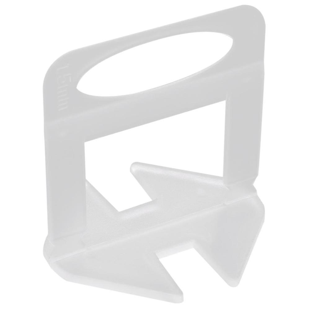 400pcs Tile Leveling System Clips 1.5mm Diy Tiles Leveler Spacers Tile Leveling System For Professi