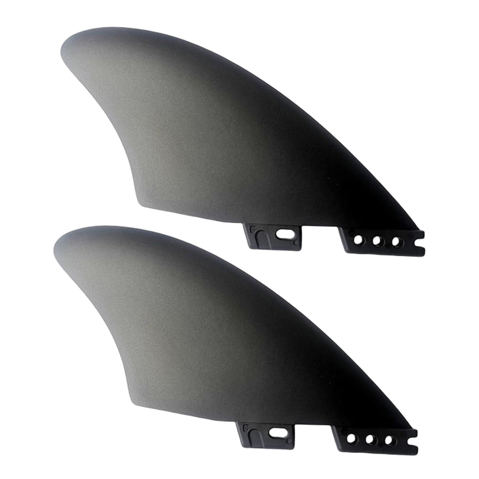 2x Durable Surfboard Fin Durable for Longboard Stand up Paddleboard Dinghy 215mmx118mm