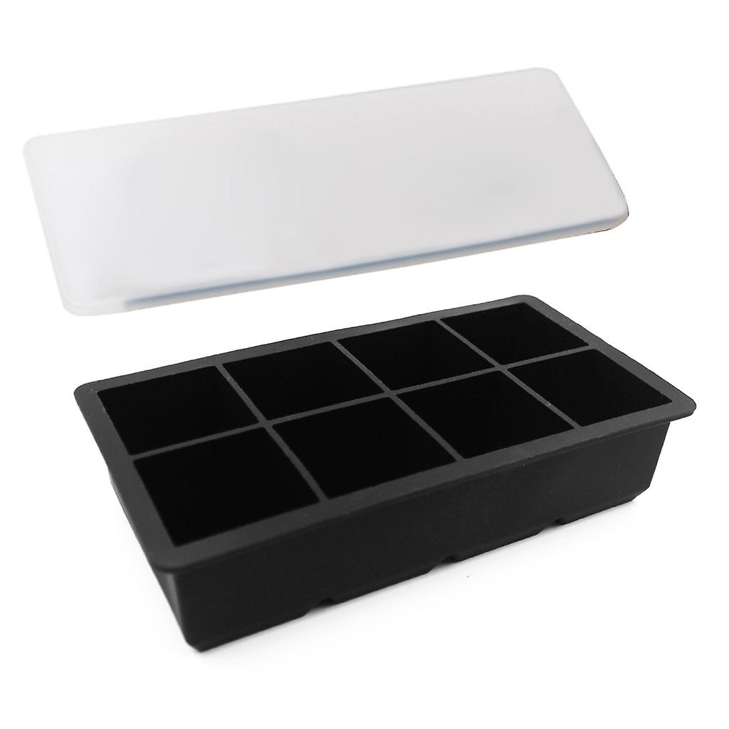 Large Ice Cube Tray Stackable Big Silicone Square Round Ice Cube Mold