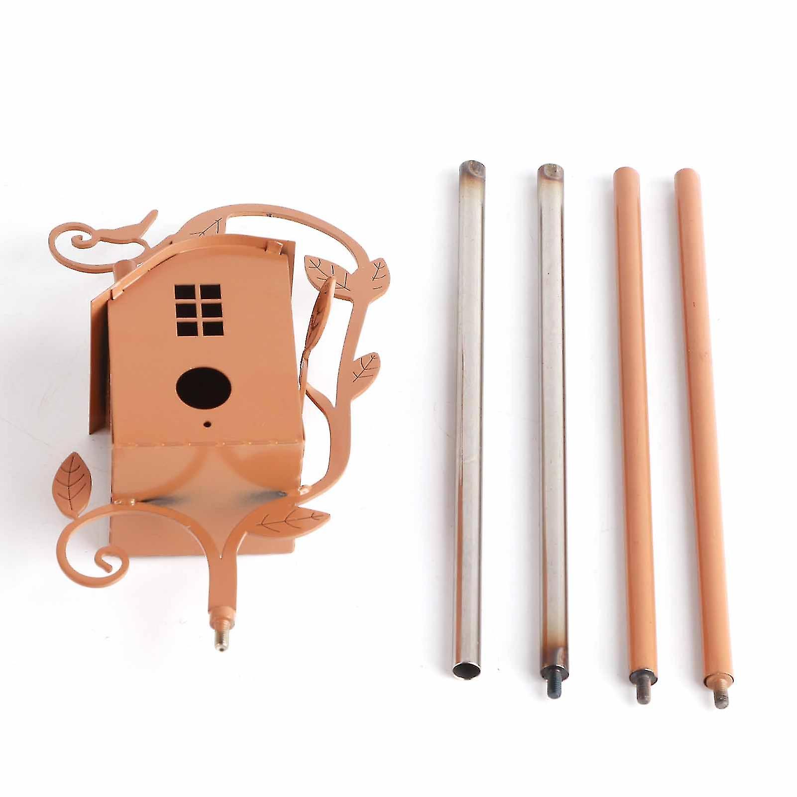 Decorative Birdhouse Garden Stakes in Abstract and Traditional Styles