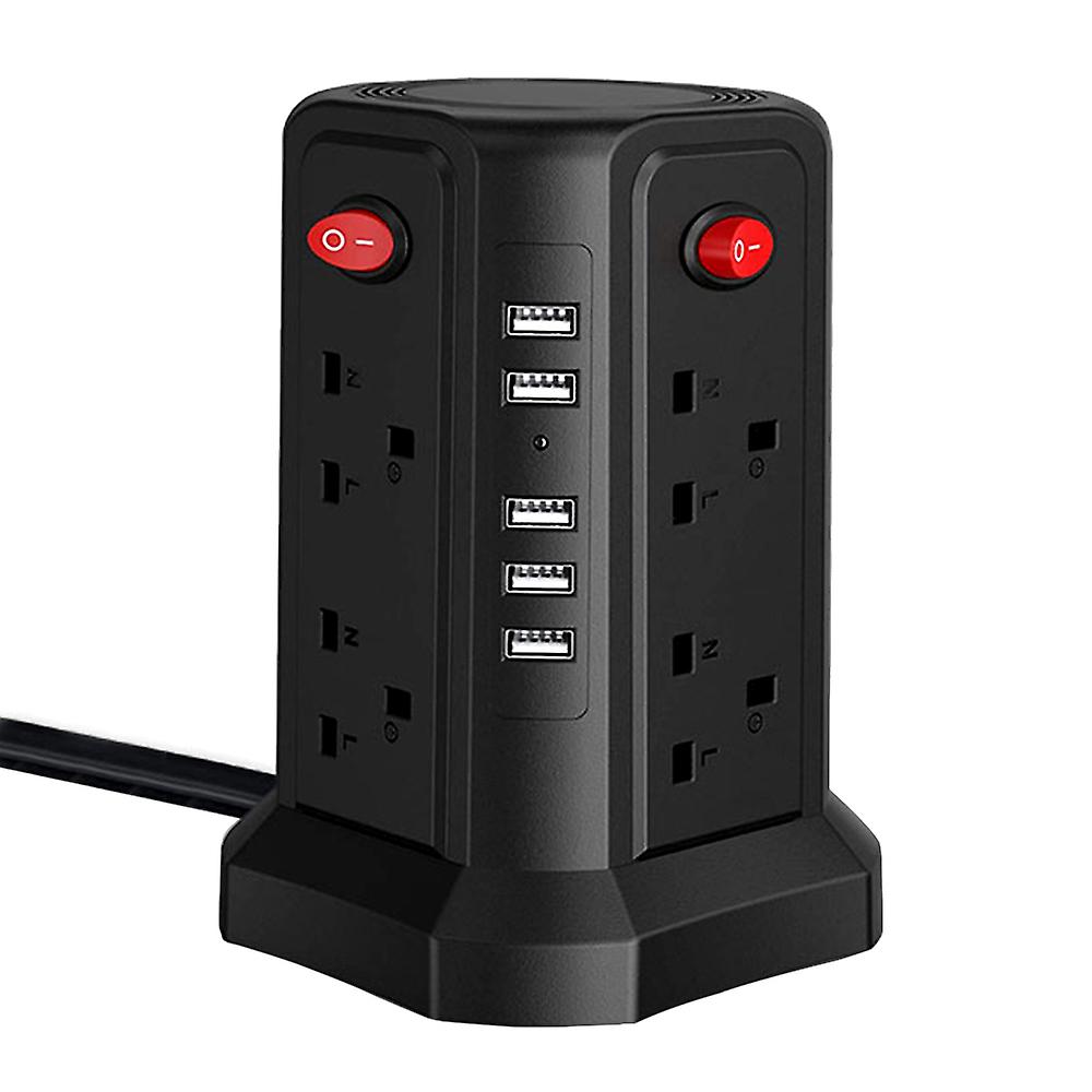 Multi Plug Socket Tower Extension 2500w Ac110-250v10a