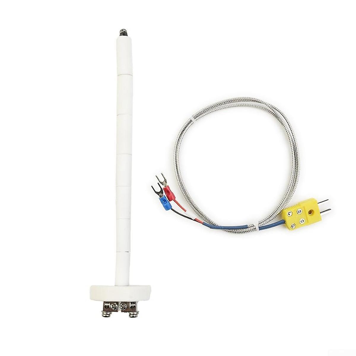 Heavy Duty Type K Thermocouple Probe for High Temperature Measurement, 3.3Ft Cable, -58 to 2372F (