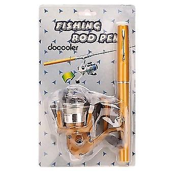 docooler mini aluminum pocket pen fishing rod pole reel Size Rod, Fishing Pocket Set Portable Telescopic Pocket Pen Shape Fishing Rod Pole and Fishing Combo Set for River Lake Reservoir Ice Fishing (Black) : Sports & Outdoors Make the perfect gift for your dad Docooler Fishing Rod Mini Fishing