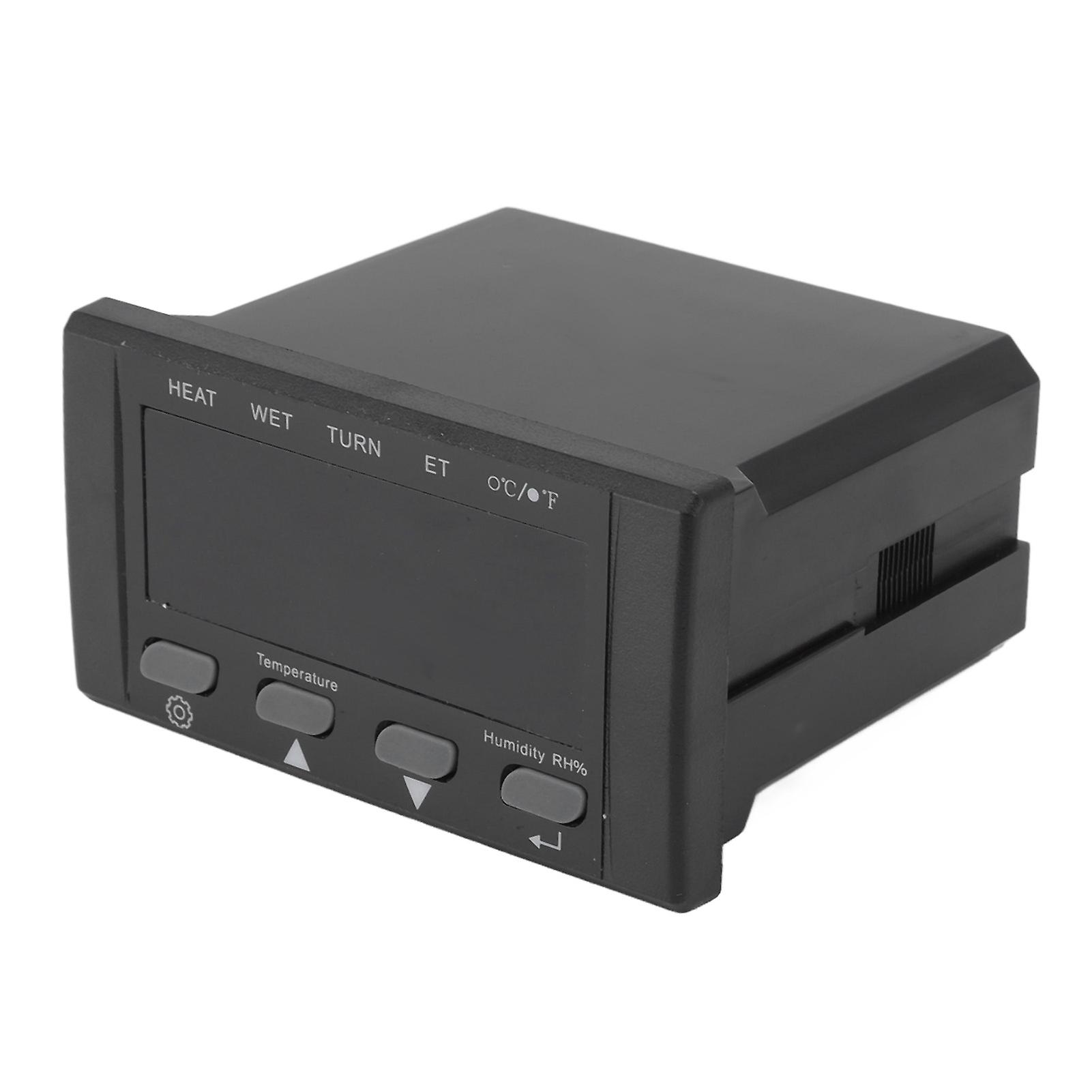 Incubator Temp Humidity Controller Fahrenheit Celsius Digital Egg Incubator Thermostat for Reptile Poultry 