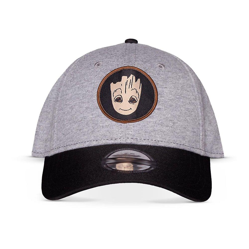 Marvel comics guardians of the galaxy groot patch adjustable cap
