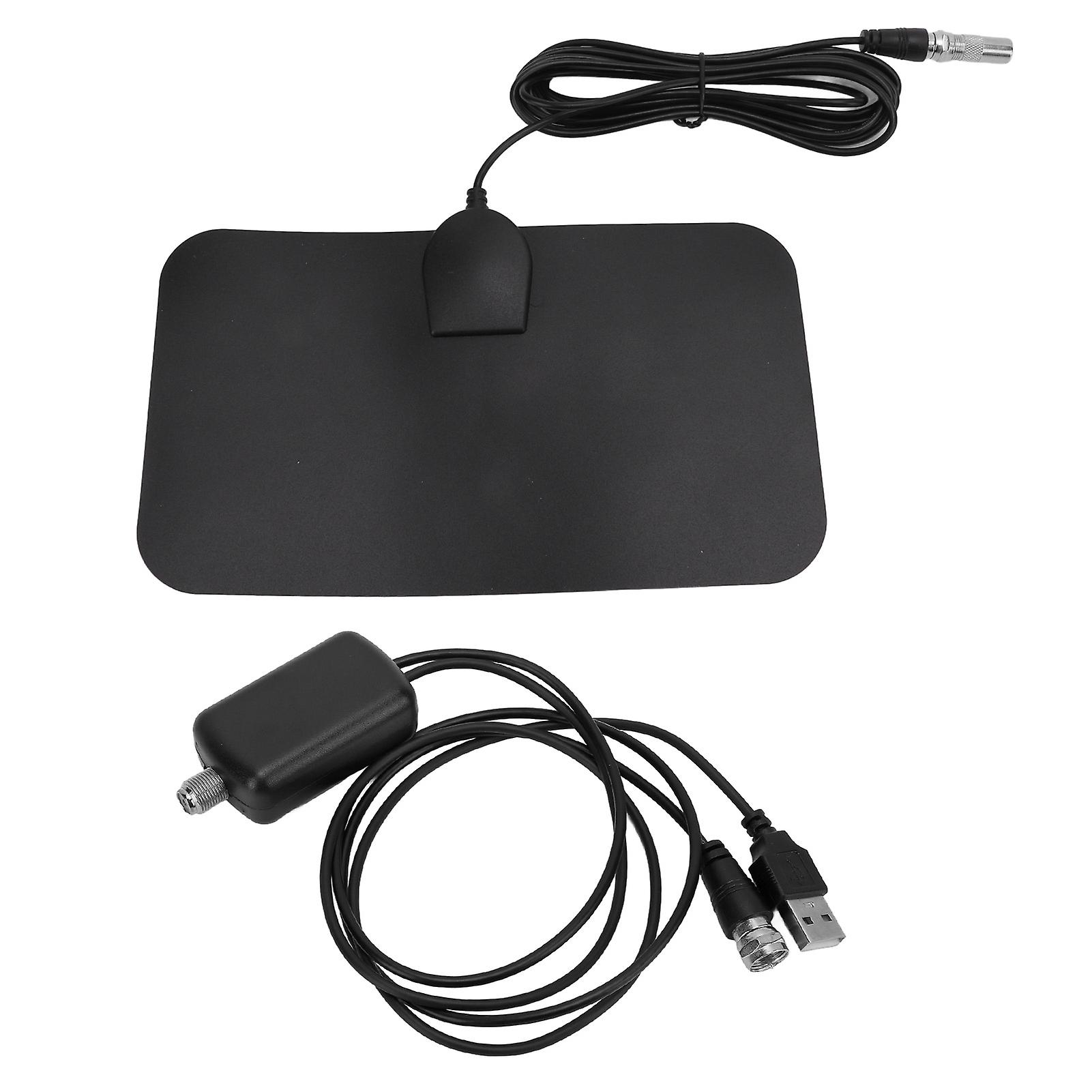 KJ‑030 TV Antenna 25dBi 980 Miles Long Range HD Digital Indoor TV Antenna with Amplifier for Signal Reception