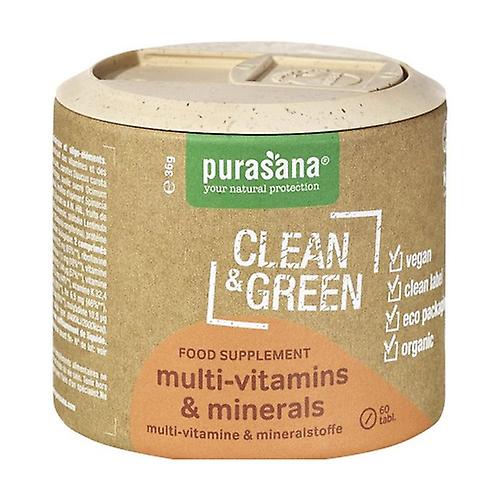 Multi-vitamins & minerals 60 tablets