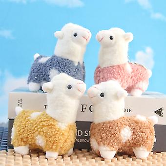 4 Pieces Mini Llama Plush Stuffed Animal Toys Alpaca Animal Stuffed Toys  Plush Dolls Cute Llama Keychain for Decoration Bag Fillers Birthday Wedding