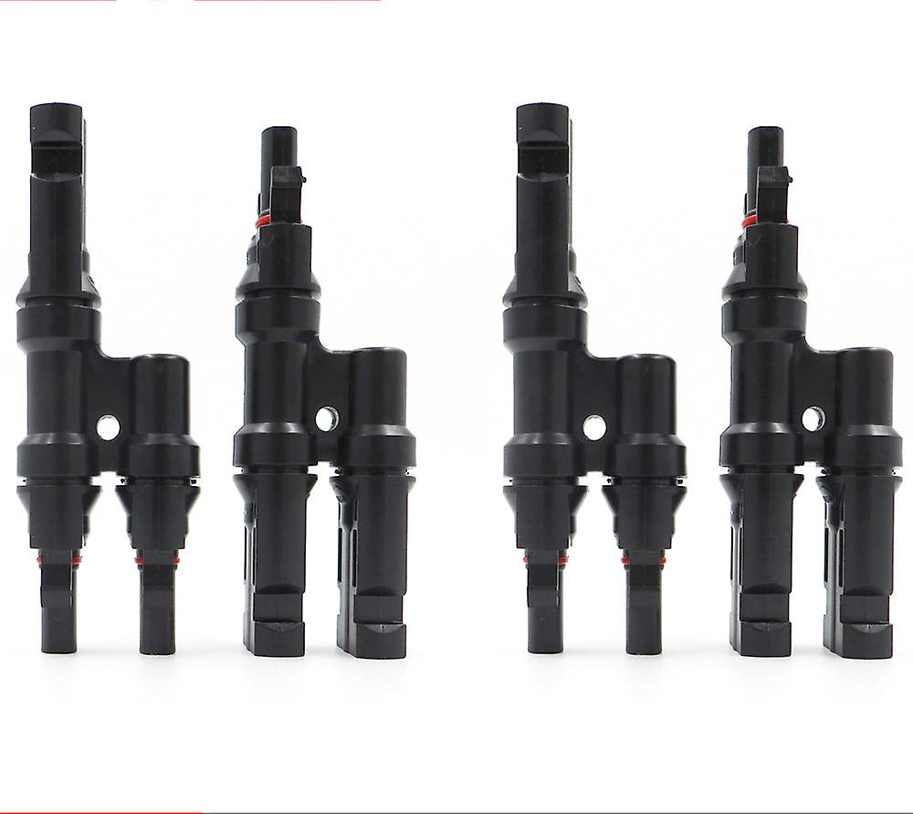Pv Connector Y Type Parallel Connection Solar Panel System Waterprrof Connector Branch Two Pieces Solar Cell Connect Plug