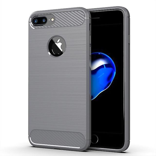 Durable Soft Protective Shell Case for Apple iPhone 7 Plus - Gray