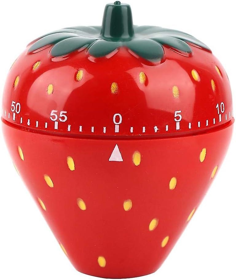 Strawberry Shape Kitchen Timer 60 Minutes Kitchen Timer Mechanical Time Reminder