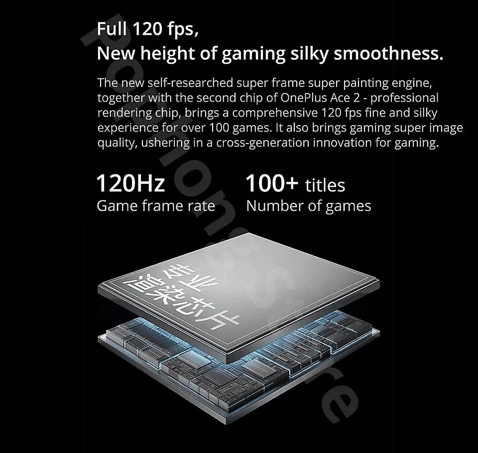 Oneplus ACE 2 5G Smartphone 6.74inch 16G+256G Black