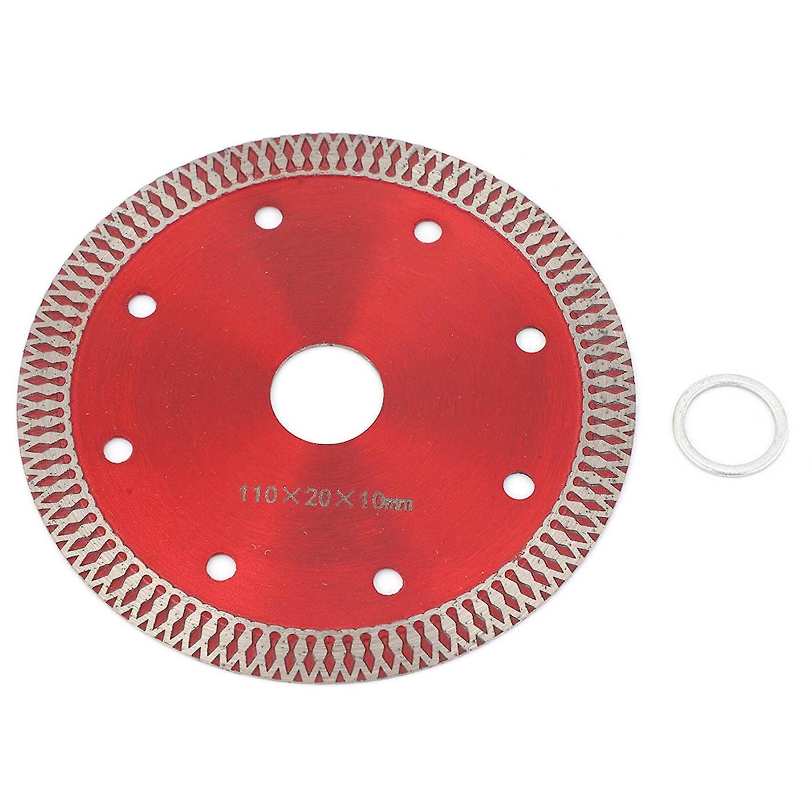 Chacerls Diamond Cutting Disc, 110 x 20 x 10 mm, Long Service Life, for Ceramic, Porcelain, Granite, Marble, Microcrystalline Stone