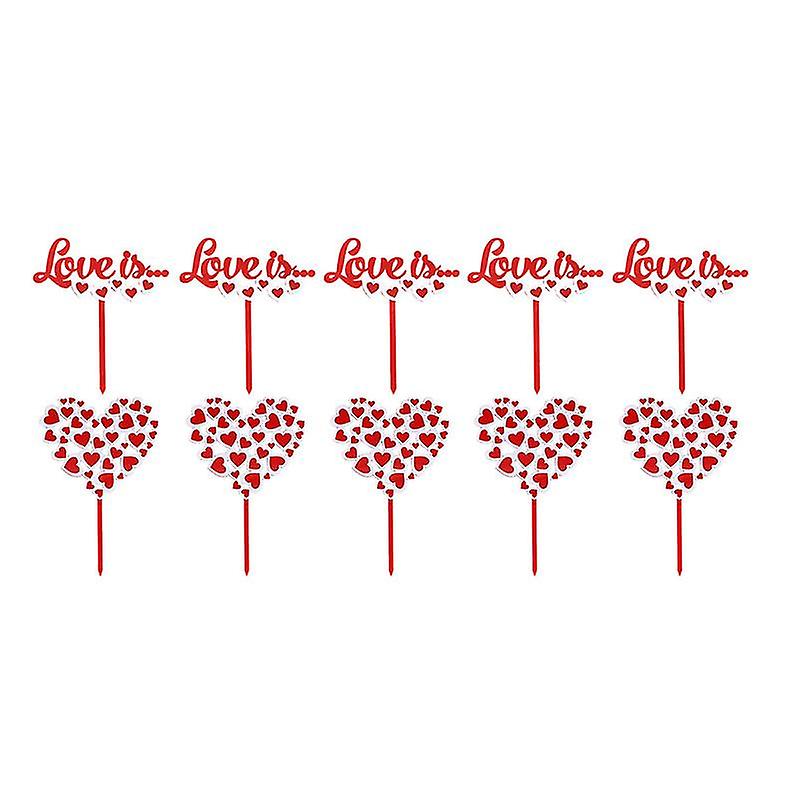 10pcs Love Cake Picks