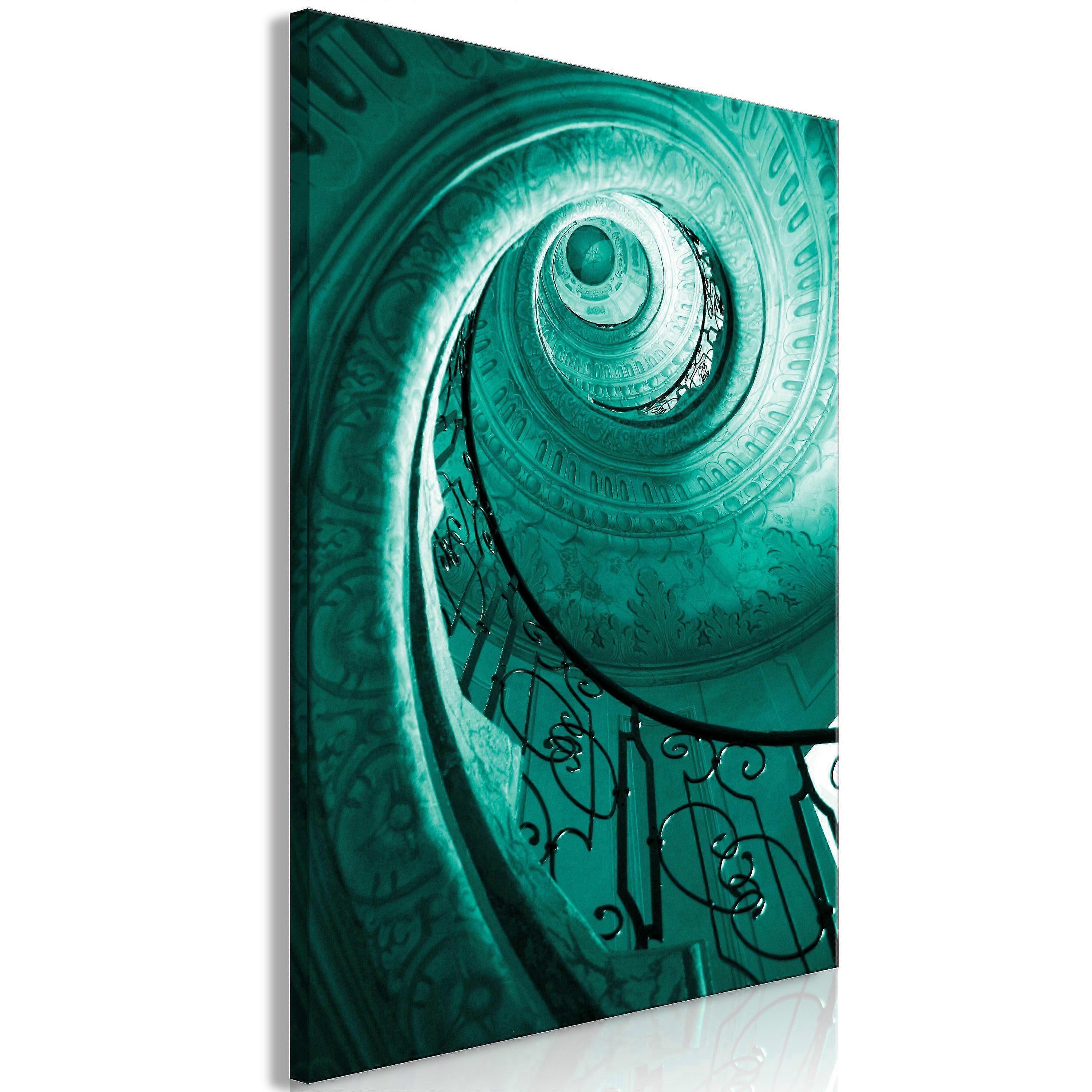 Impression sur toile - Spirale architecturale (1 partie) verticale