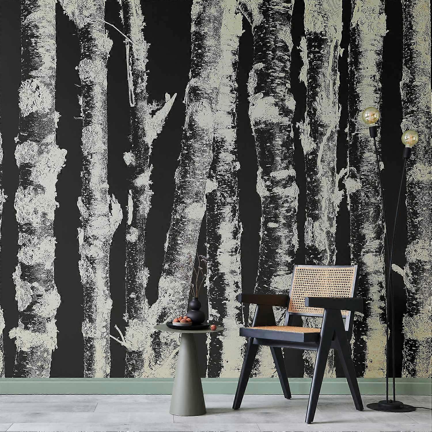 Self-adhesive Wall Mural - Stately Birches - Second Variant