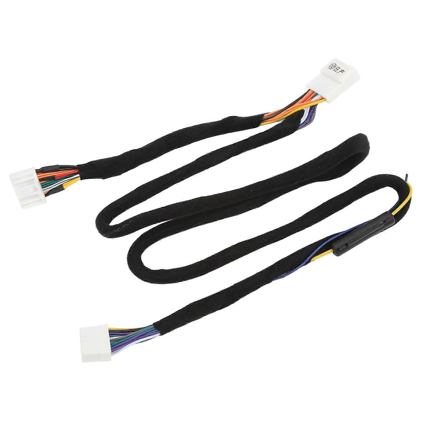 Car DSP Amplifier Wire Harness 12V 15A Radio Stereo Cable Plug Stable Data Transmission Replacement for Nissan E2U311