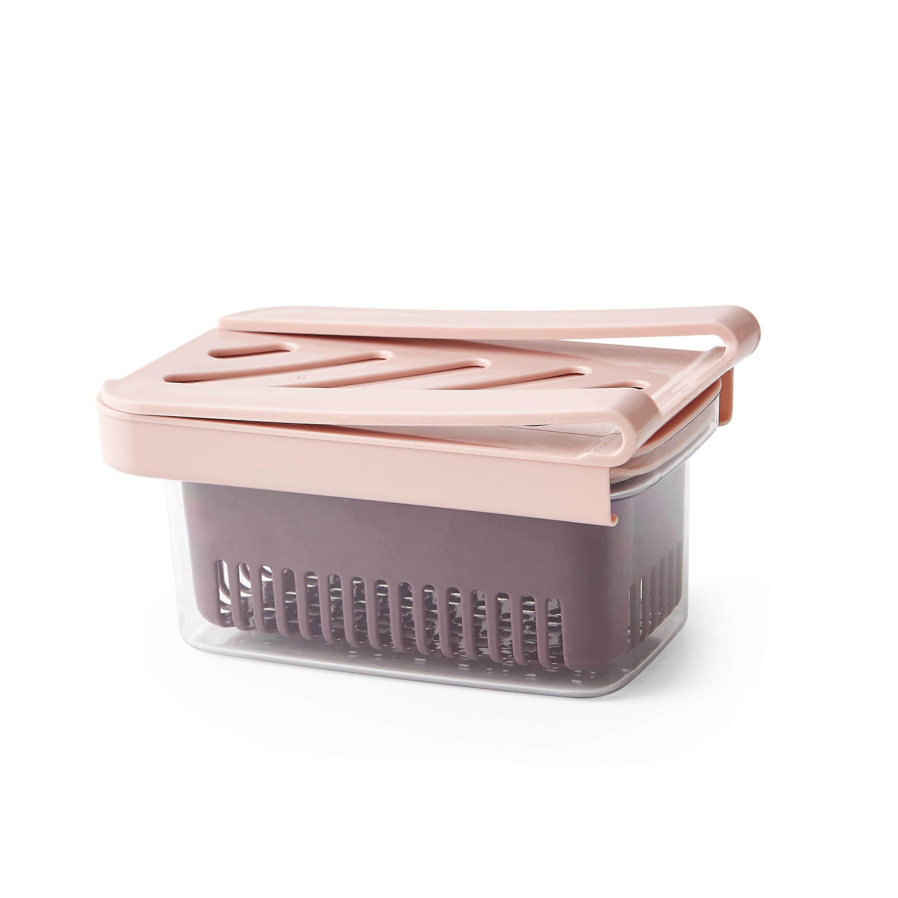 Drain box Refrigerator crisper box scallion box Multi-grain storage Refrigerator storage box Kitchen sealed box