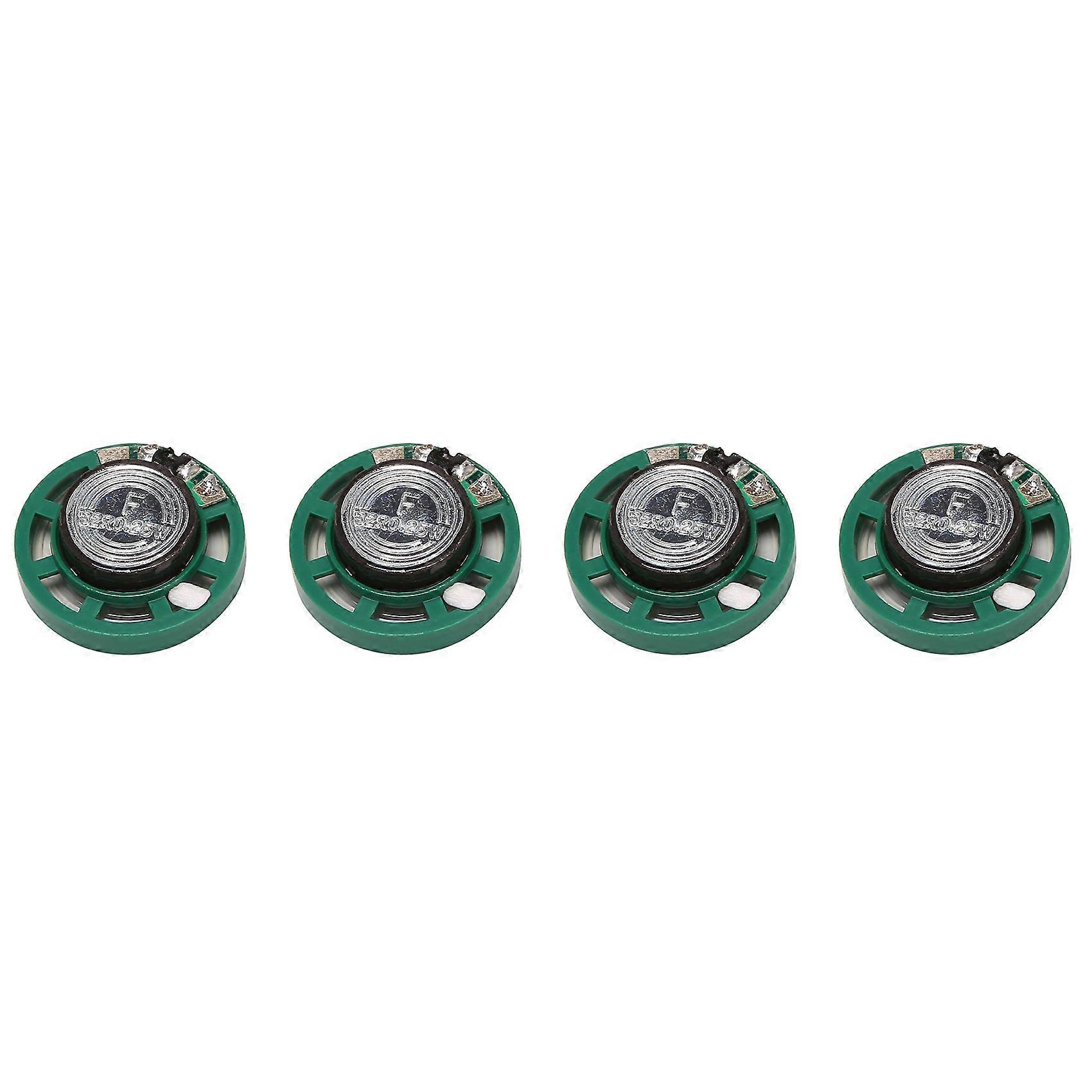 0.25 W 32 Ohm Plastic 4 Magnetic Speaker with 27 mm Diameter Green + Silver