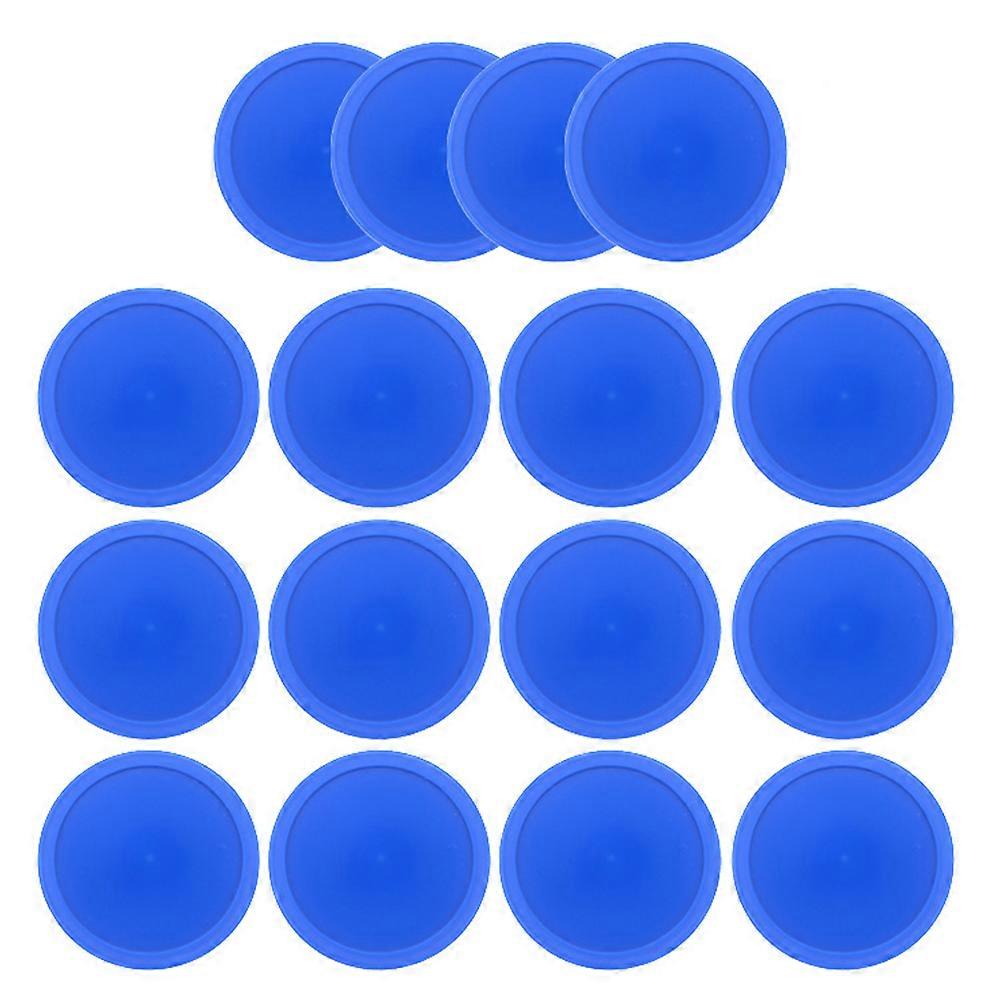 Lot de 20 mini-poussettes de hockey sur air, rondelles, accessoires de suspension pneumatique, outils pour l'extérieur (bleu)