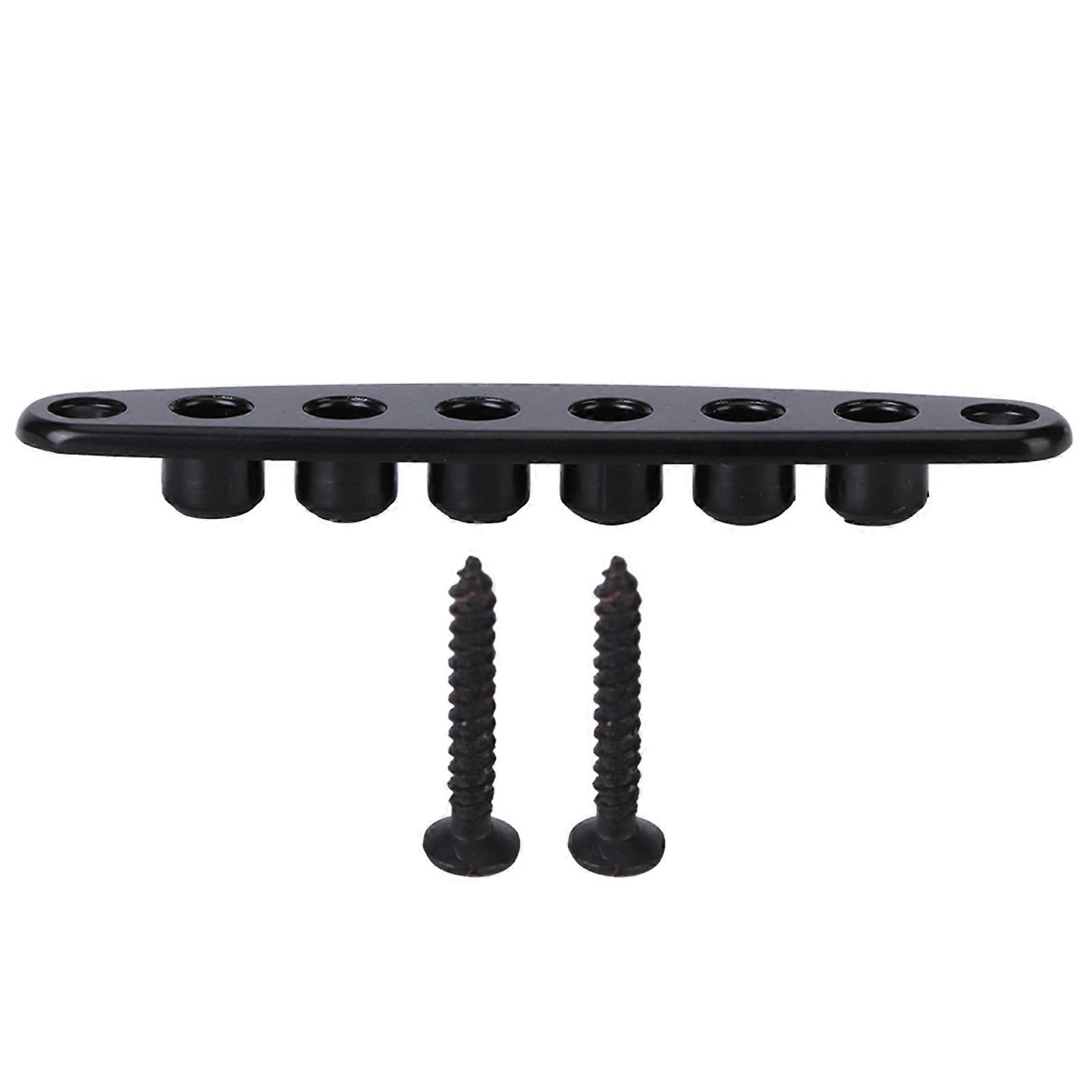 Gitarrsträng genom plattmontering hylsor Zinklegering Elektrisk bas gitarrdelar