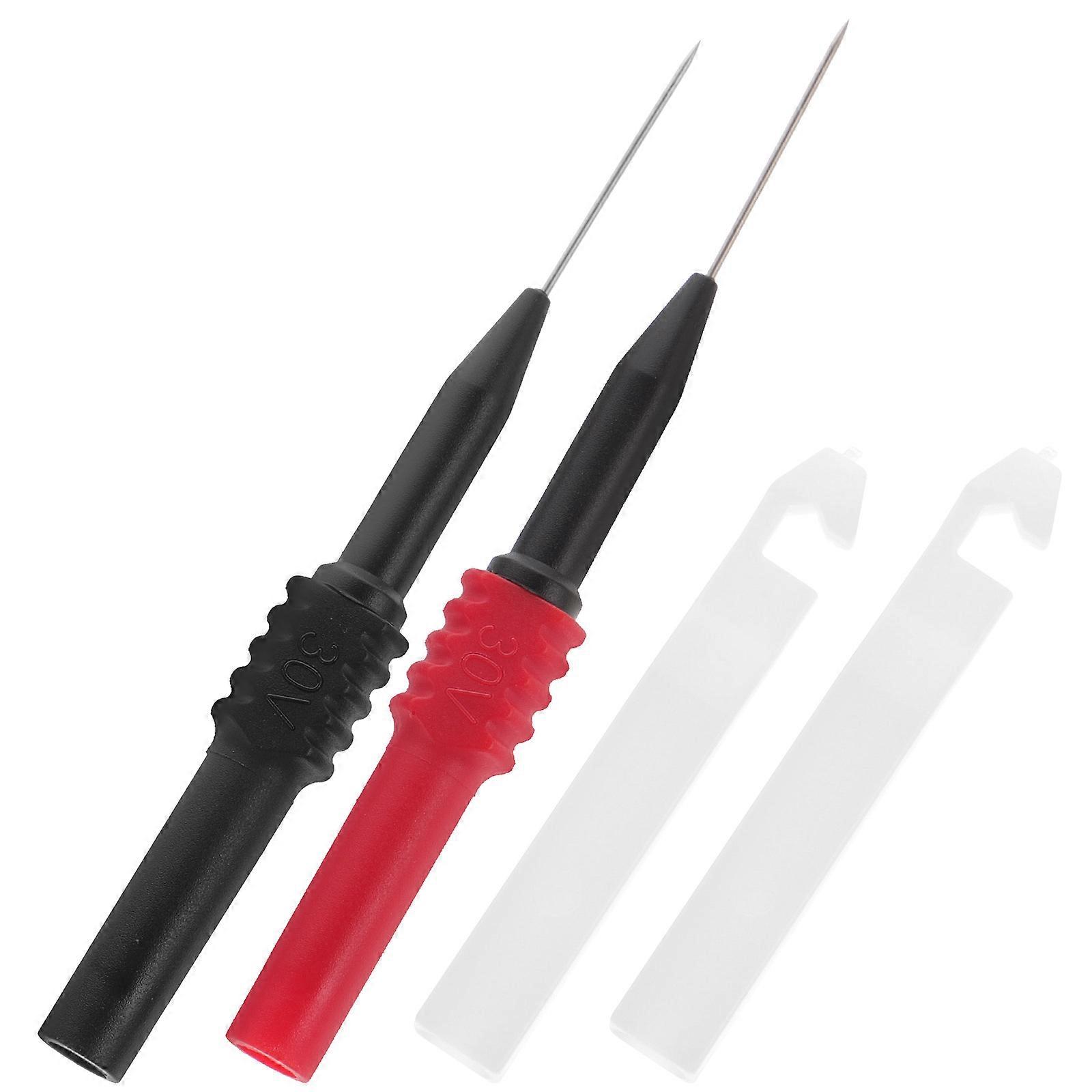 2 stk testsonder Bilreparasjonstips Verktøy Rustfritt stål Tip Wire Testing Probes