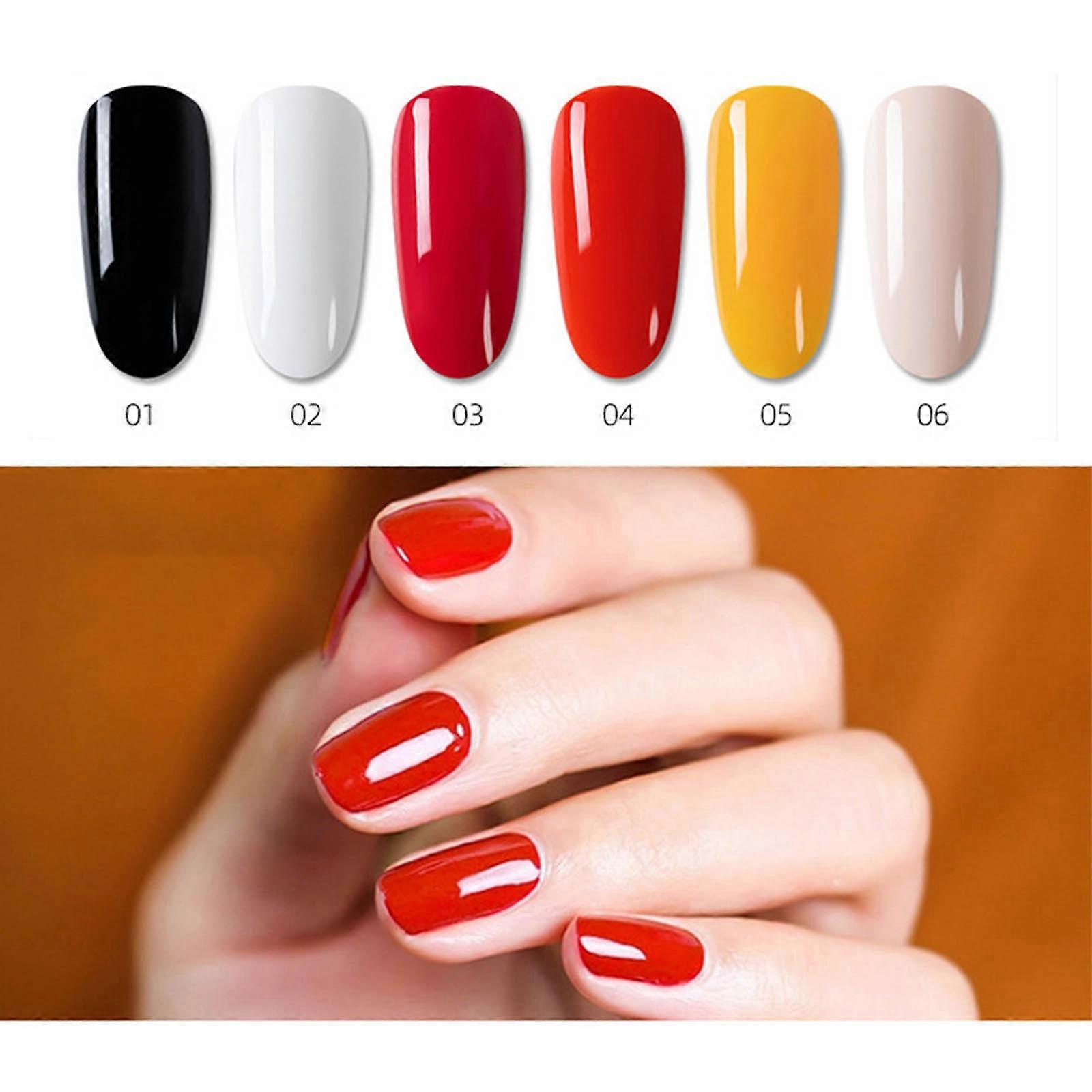 Small And Portable Suitable For Travel Convenient And Quick Glue Drying Nail Glue Pen With Six Colors FLYE3959