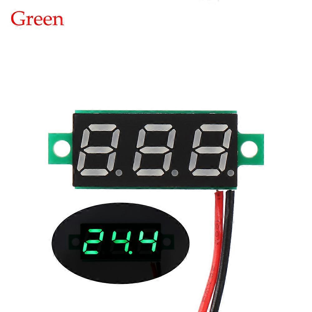 DC 2.5-30V Digital Voltmeter Voltimetro Blue Red LED Volt Meter Gauge Voltage Meter