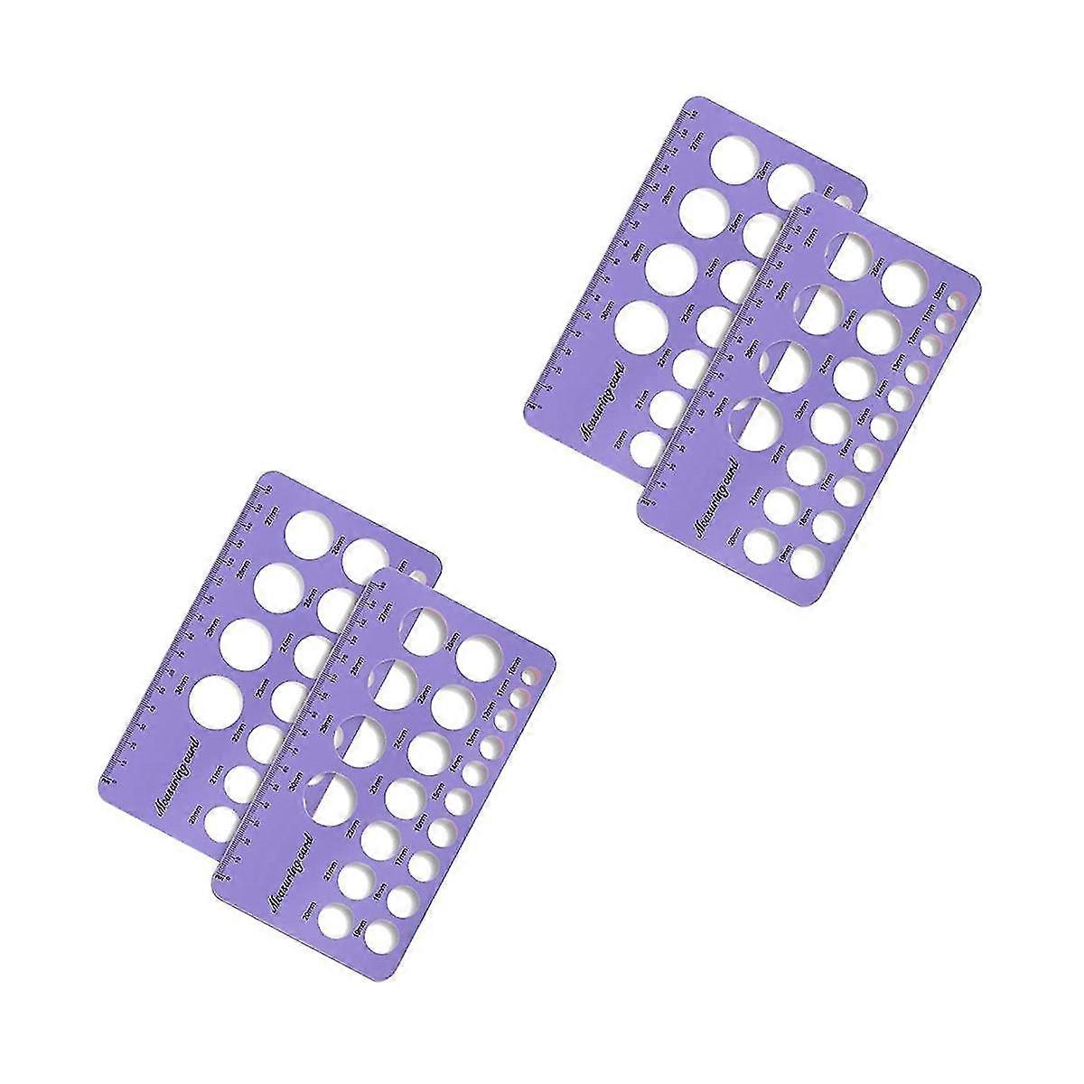 Flange Silicone Nipple Ruler Flange Size Nipple Measuring Ruler Nipple Soft Silicone Flange Sizer