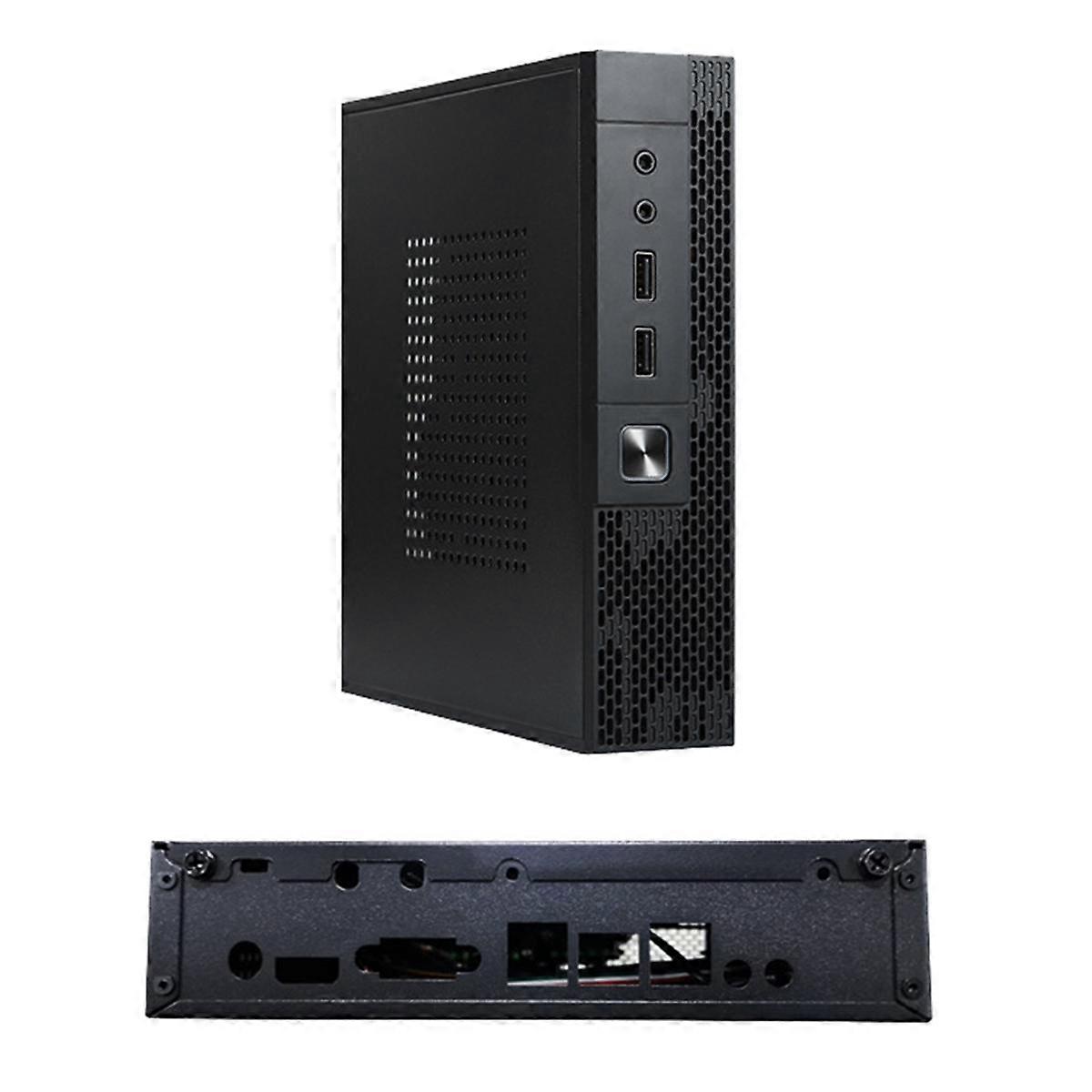 Mini-ITX HTPC for Case Box Chassis Monitoring Server Chassis Industrial Control Computer USB AUDIO Ports Enclosure