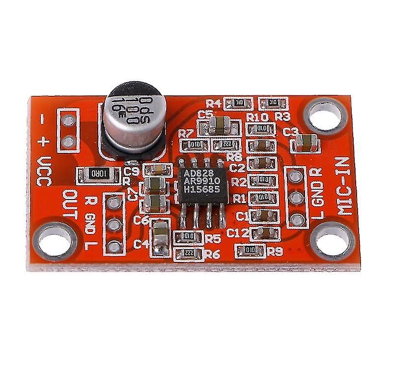 Microfono a Elettrete Regolabile Guadagno Amplificatore Microfono a Condensatore Preamplificatore Audio per Cuffie Ingresso ME1 3,5 Mm