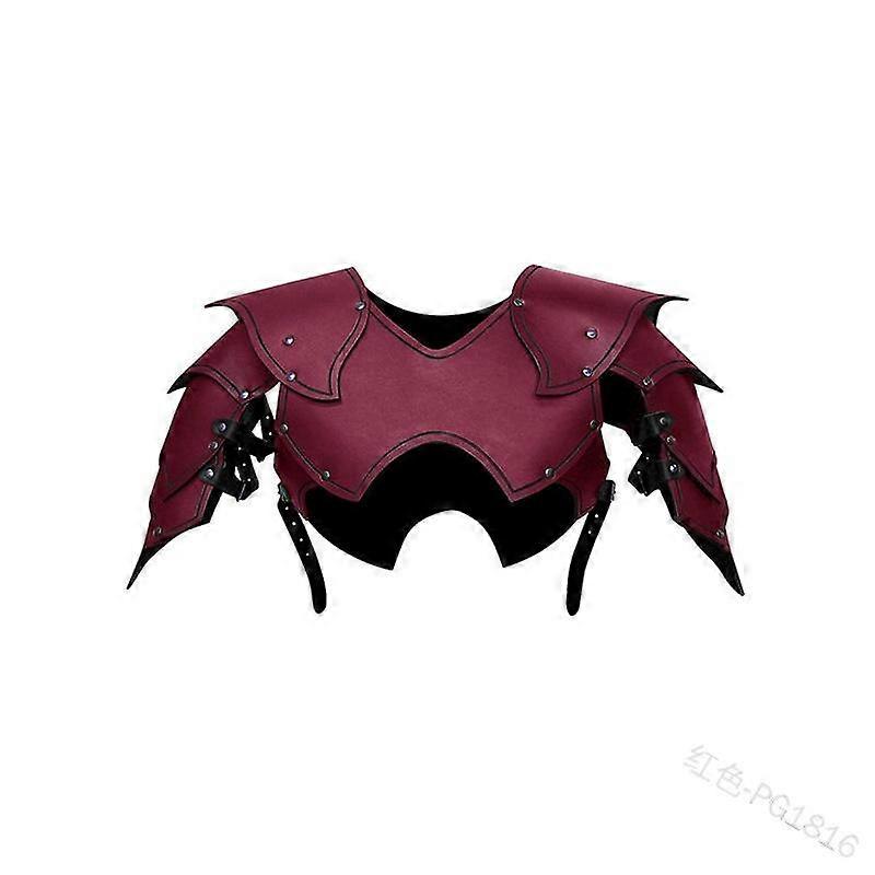 القرون الوسطى الفايكنج المحارب الجندي تأثيري زي الكتف درع الجلود صدرية روما المصارع فارس لارب بولدرون للرجال