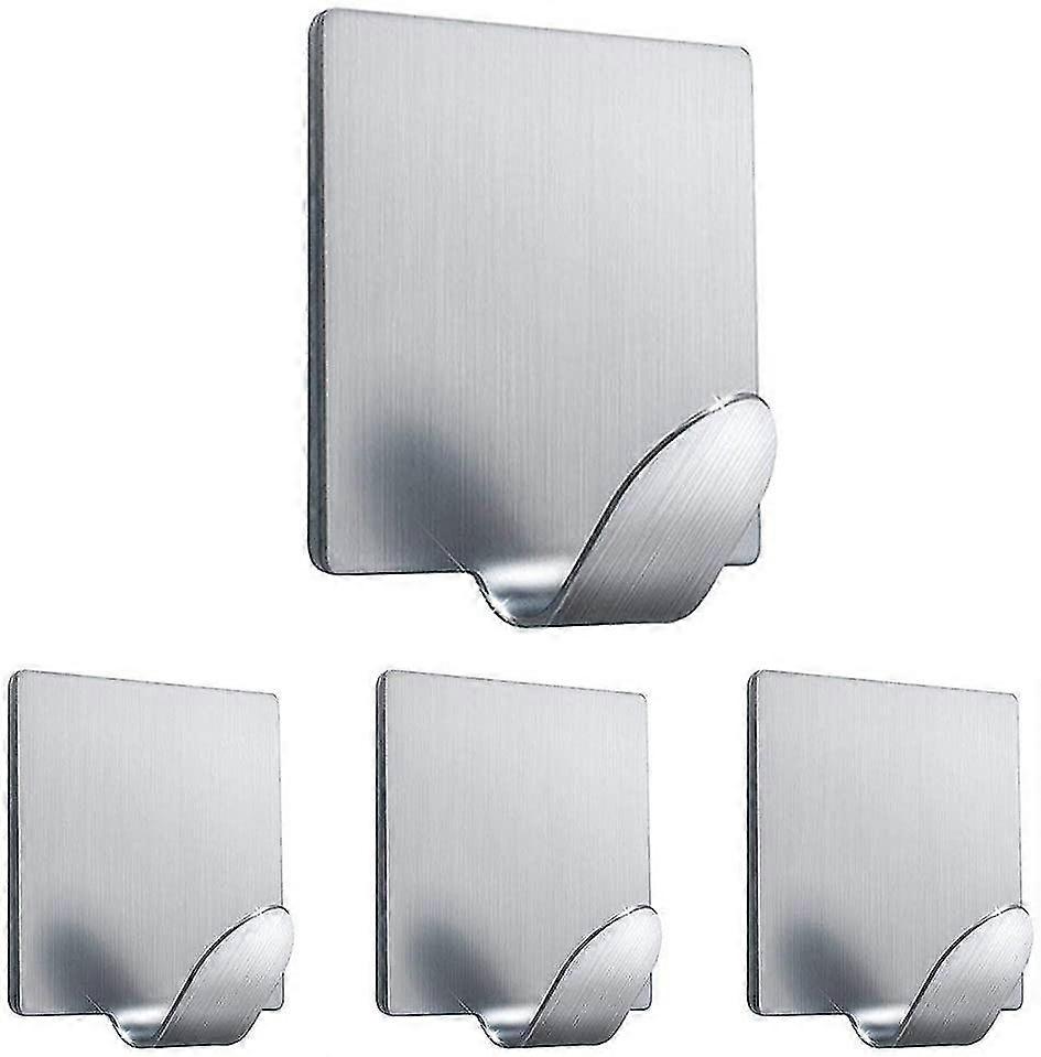 Self Adhesive Coat Hooks Strong Stick On Hooks Heavy Duty Wall Hooks For Hanging