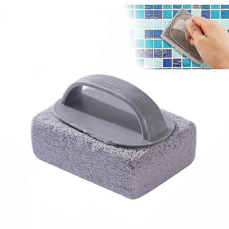 Hand-Held Pools Pumice Stone, Pool Cleaning Block with Handle