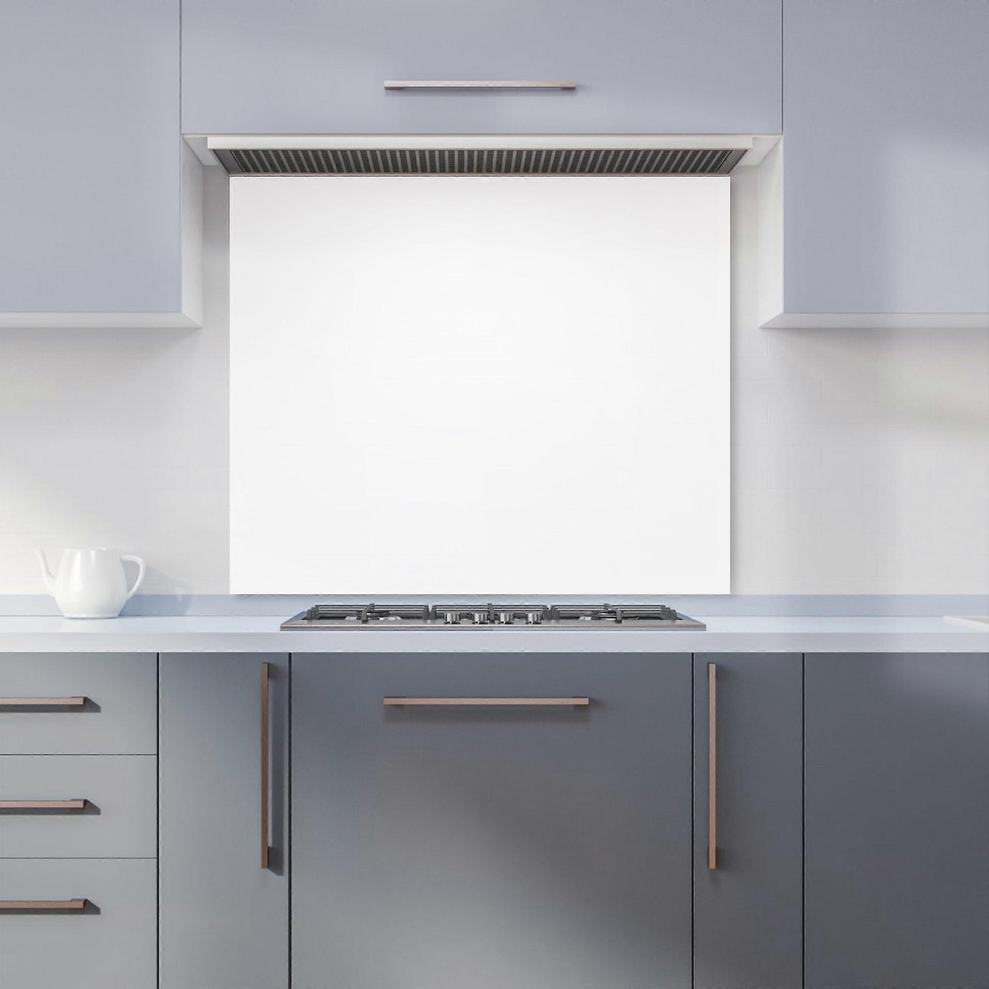 Pure White Kitchen Splashback