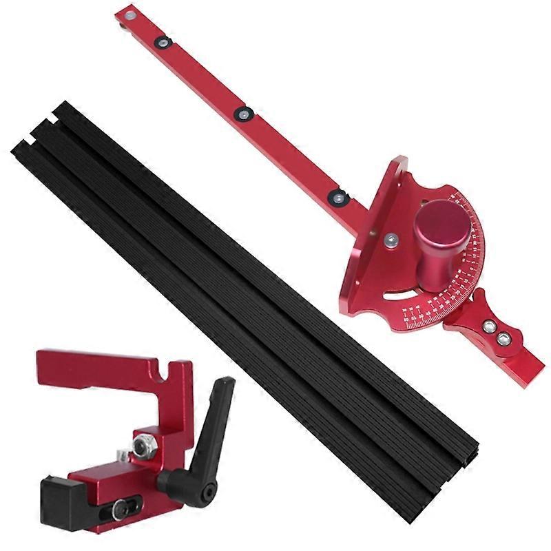 Table Saw Miter Gauge with Fixed Angle Gear Shifting Hole,Miter Saw Protractor