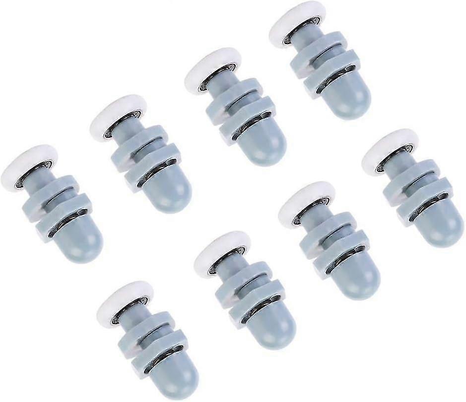 8 قطع دائم البلاستيك دش باب العدائين انزلاق المسار وإذ تضع زجاج الحمام لقطع الغيار (20mm)