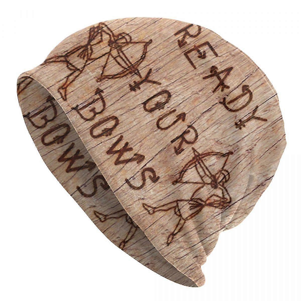 الرماية الهدف قبعة صغيرة للجنسين الشتاء الدافئ بونيه متماسكة القبعات الهيب هوب في الهواء الطلق التزلج آرتشر القوس الصيد عاشق الجماجم قبعات بيني