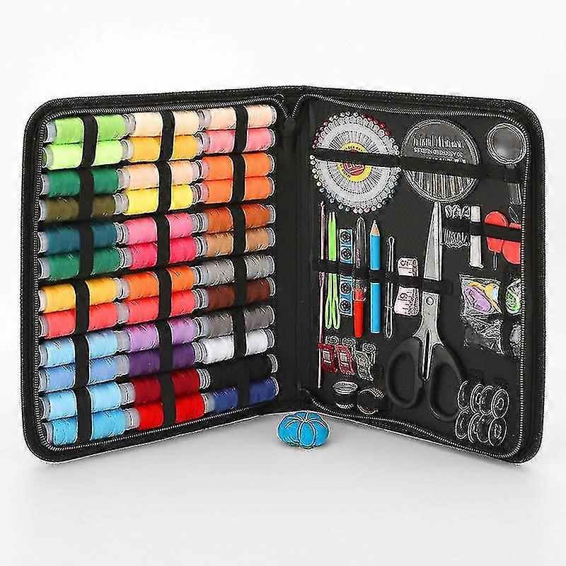 Sewing Kit With 183 Sewing Accessories, 38 Spools Of Thread Included, Sewing Kit, Sewing Machine Accessories, Sewing Box For Beginners, Children, Trav