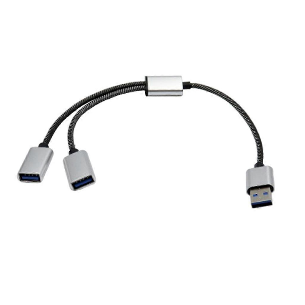 USB Splitter Cable,USB Male to 3/2 USB 2.0 Female Extension Cord ,USB Port Hub Data&Charger Power Split Adapter