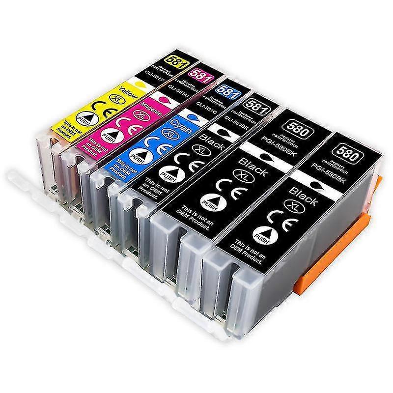 Compatible For Canon 580xl 581 Xl Pgi-580 Cli-581 Ink Cartridge For Canon Pixma Ts9550 Ts9551 Ts705 Ts9551c Ts6150 Printer