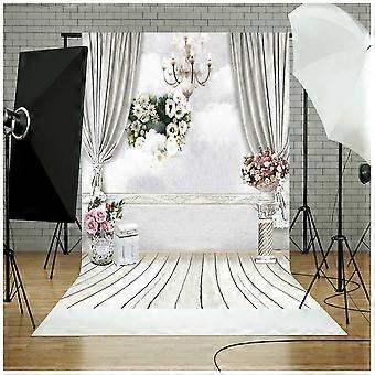 Toile De Fond Photo Noire 3x3 M - Tissu Polyester Non Réfléchissant - Pour Studio/portrait/fête